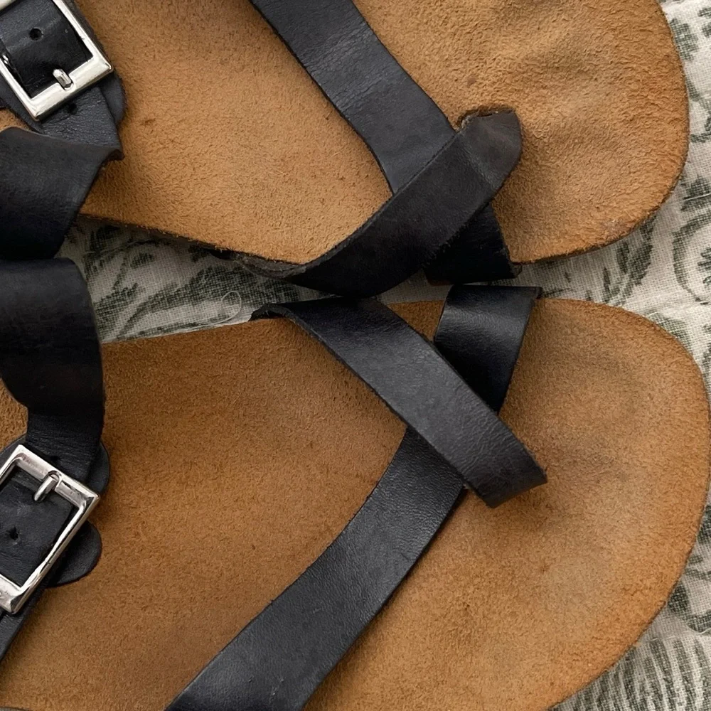 Leather sandals by Yokono Size-9